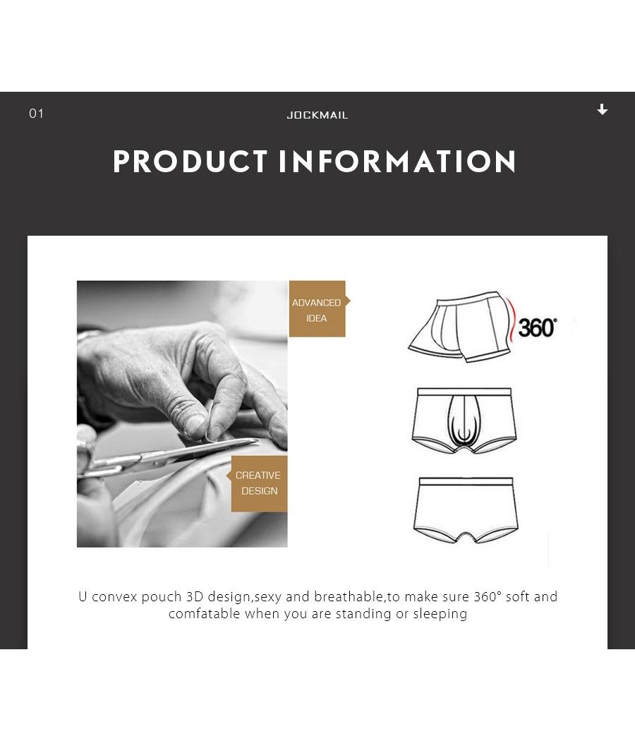 BOXER CON RELLENO GENITAL PARA HOMBRE - NEGRO