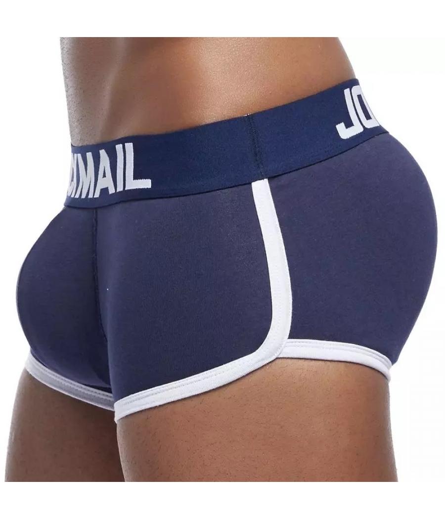 BOXER PUSH-UP AZUL OSCURO CON RELLENO DELANTERO Y TRASERO ATREVETESHOP