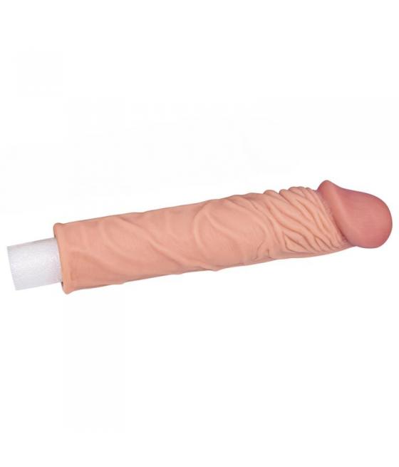 EXTENSION Y FUNDA PARA EL PENE REALISTA - 18,5 CM