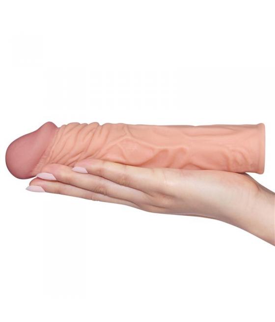 EXTENSION Y FUNDA PARA EL PENE REALISTA - 18,5 CM