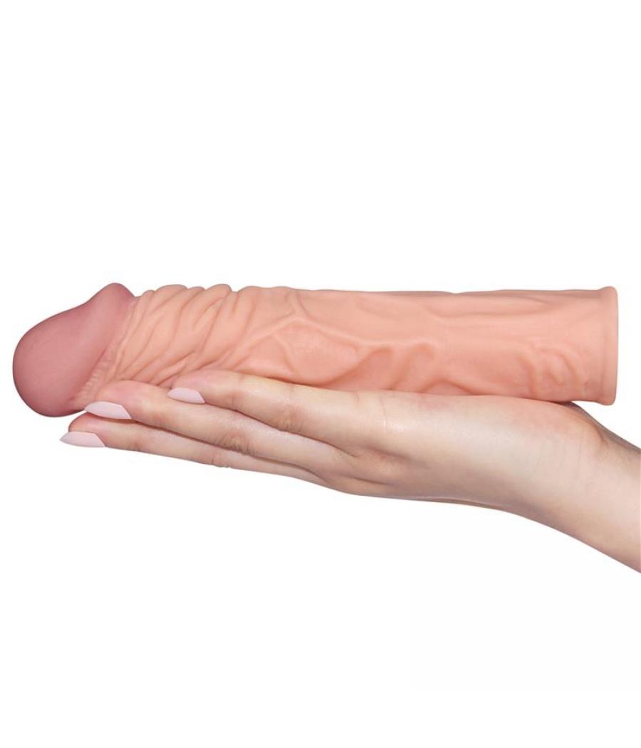 EXTENSION Y FUNDA PARA EL PENE REALISTA - 18,5 CM