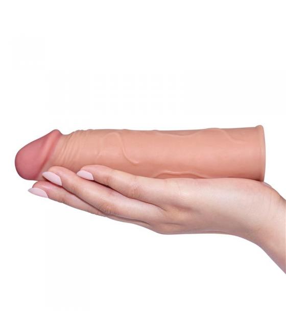 EXTENSION Y FUNDA PARA EL PENE REALISTA - 17,5 CM