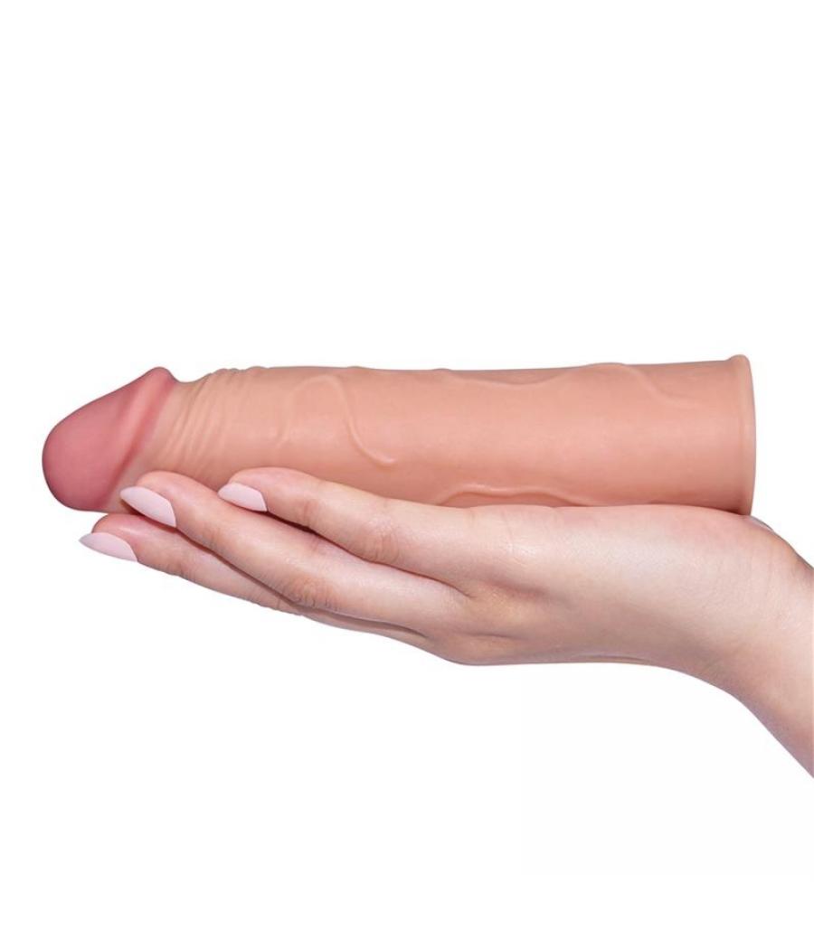EXTENSION Y FUNDA PARA EL PENE REALISTA - 17,5 CM