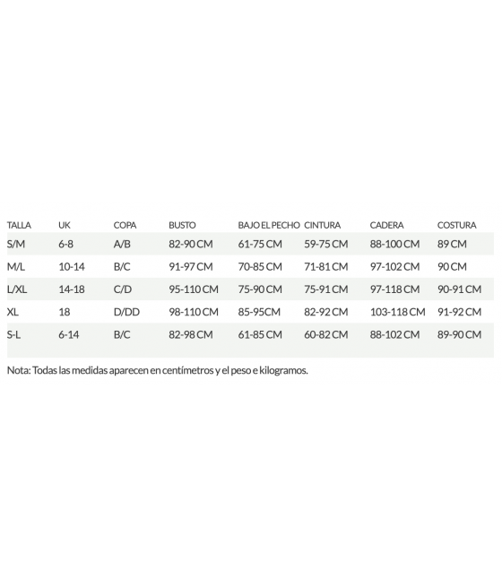 Atrévete shop - BODY NEGRO NO TABOO