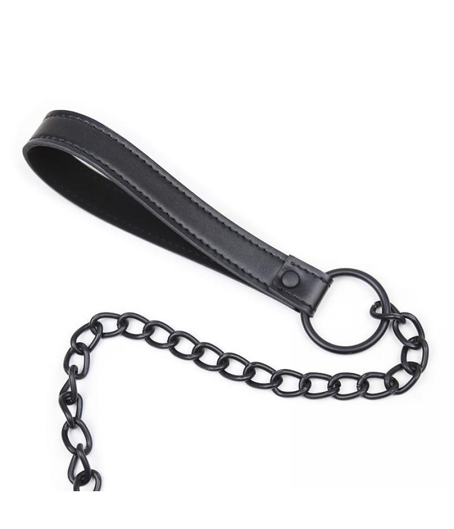 COLLAR CON CORREA - NEGRO