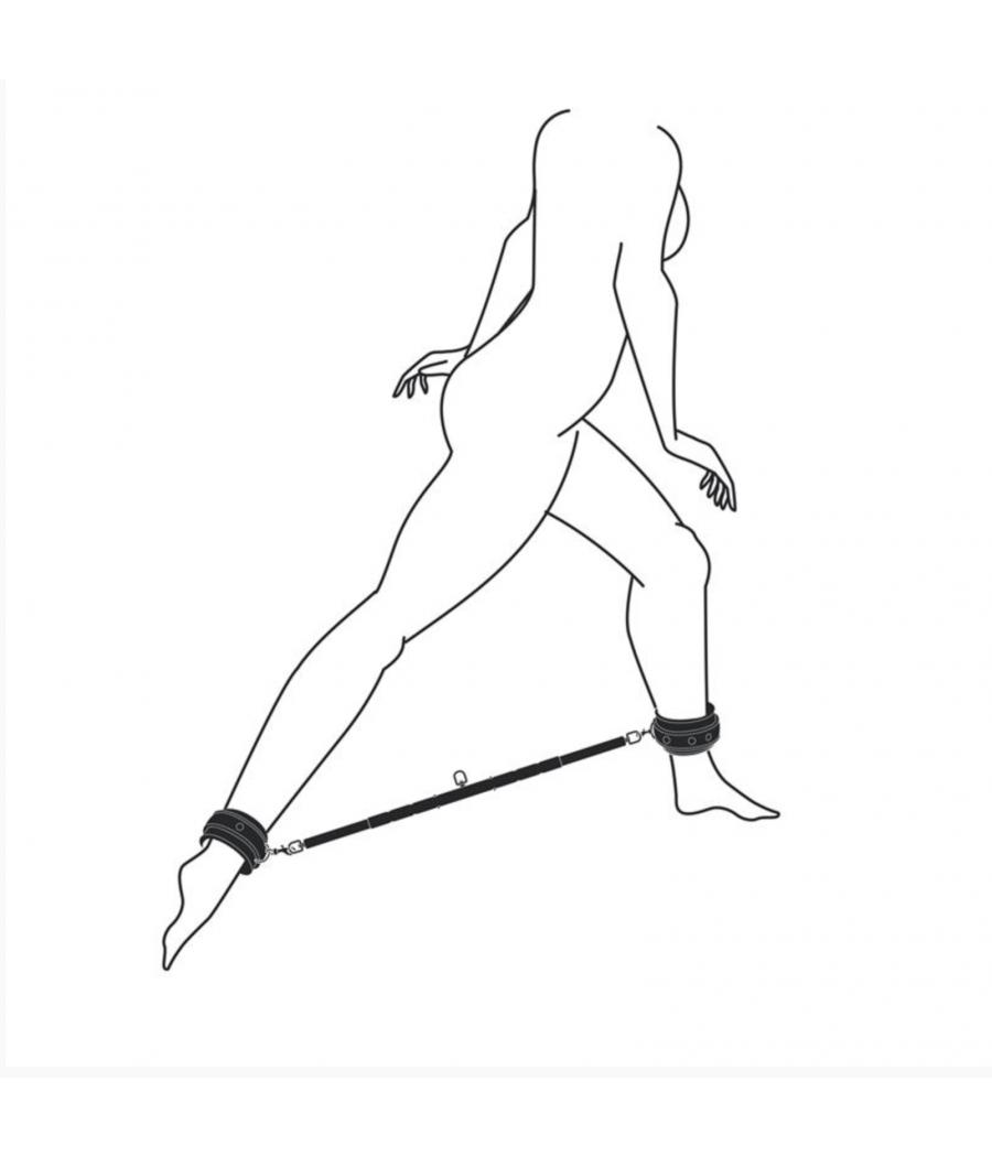 BARRA SEPARADORA EXTENSIBLE CON ESPOSAS