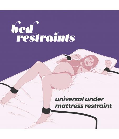 ESPOSAS NYLON CON RESTRICCIONES PARA LA CAMA BONDAGE