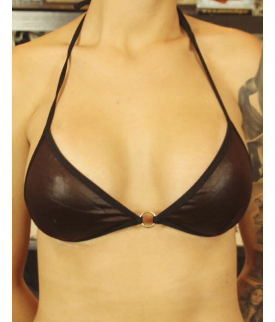 SET PANTALON Y SUJETADOR MARRON