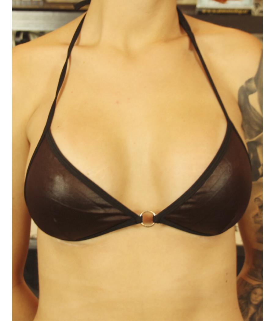 SET PANTALON Y SUJETADOR MARRON