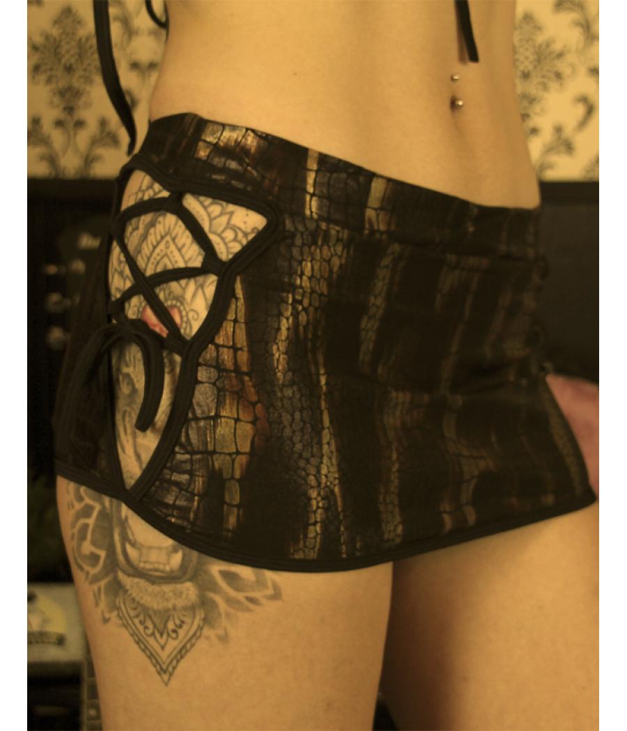 SET FALDA Y TOP COBRE