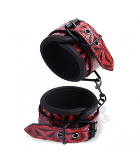 ESPOSAS DE MUÑECA ROJA Y NEGRA FETISH