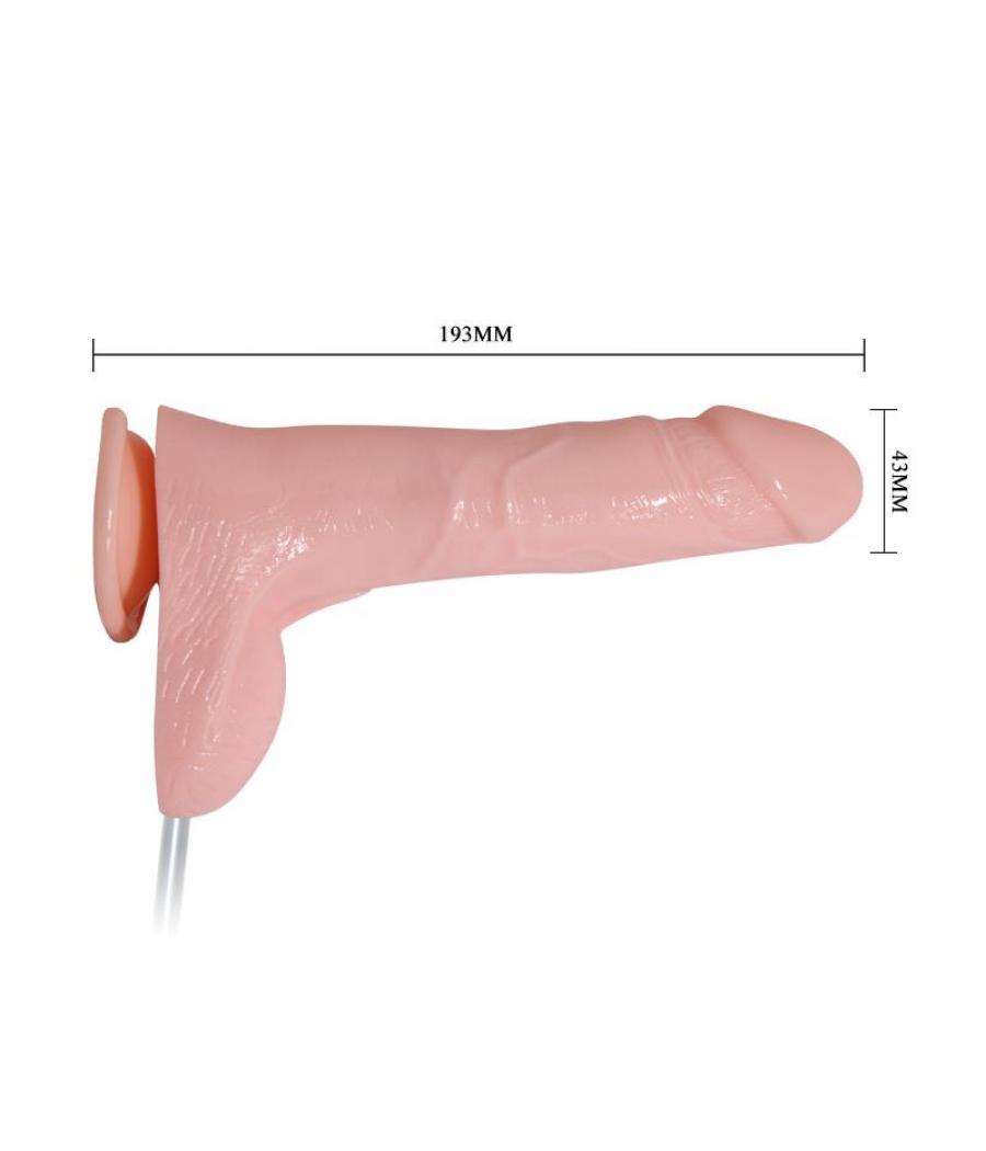 DILDO EYACULADOR REALISTA CON VENTOSA Y WATER SPRAY  ATREVETESHOP