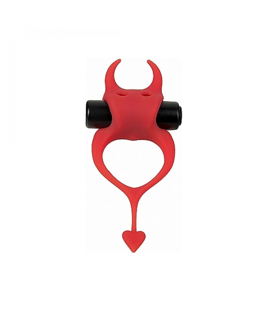 DEVOL ANILLO DIABLILLO CON BALA VIBRADORA - ROJO