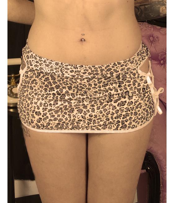 SET FALDA Y SUJETADOR LEOPARDO