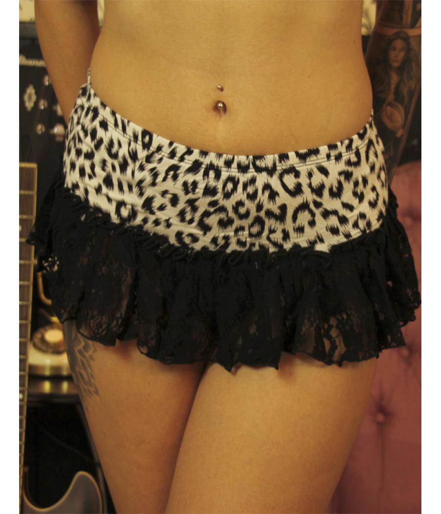SET FALDA Y SUJETADOR LEOPARDO