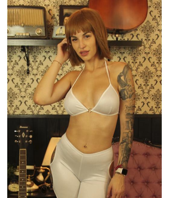 SET PANTALON Y SUJETADOR BLANCO