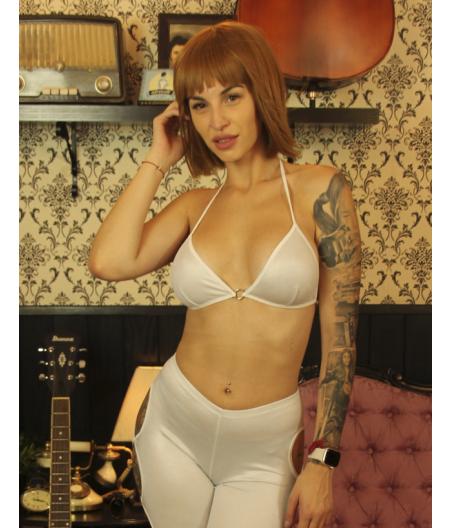 SET PANTALON Y SUJETADOR BLANCO
