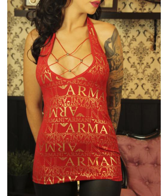 CAMISETA ROJA ARMANI
