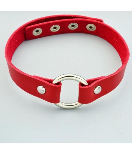 COLLAR FETISH ROJO BDSM