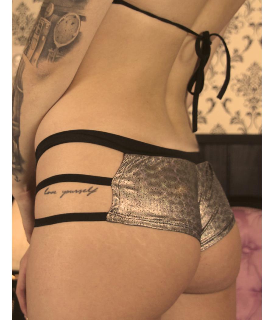 SET SHORT Y SUJETADOR A RAYAS