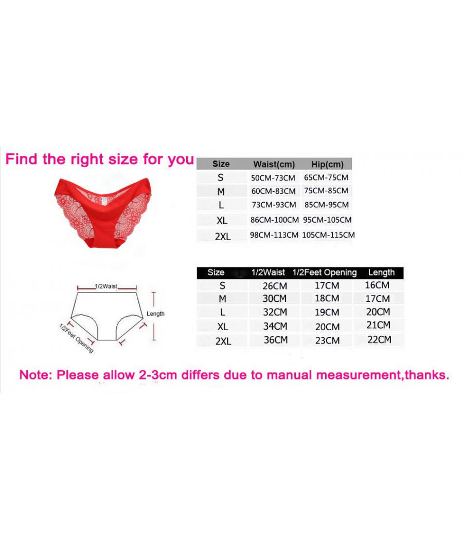 BRAGUITA ENCAJE ROJA L/XL