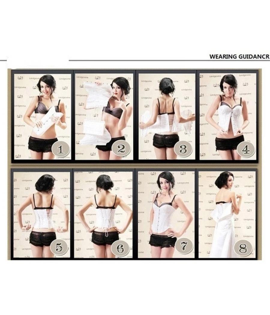 CORSET AZABACHE BLANCO