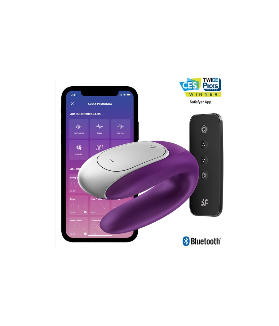 Atrévete shop - SATISFYER VIBRADOR DOBLE CONTROL REMOTO