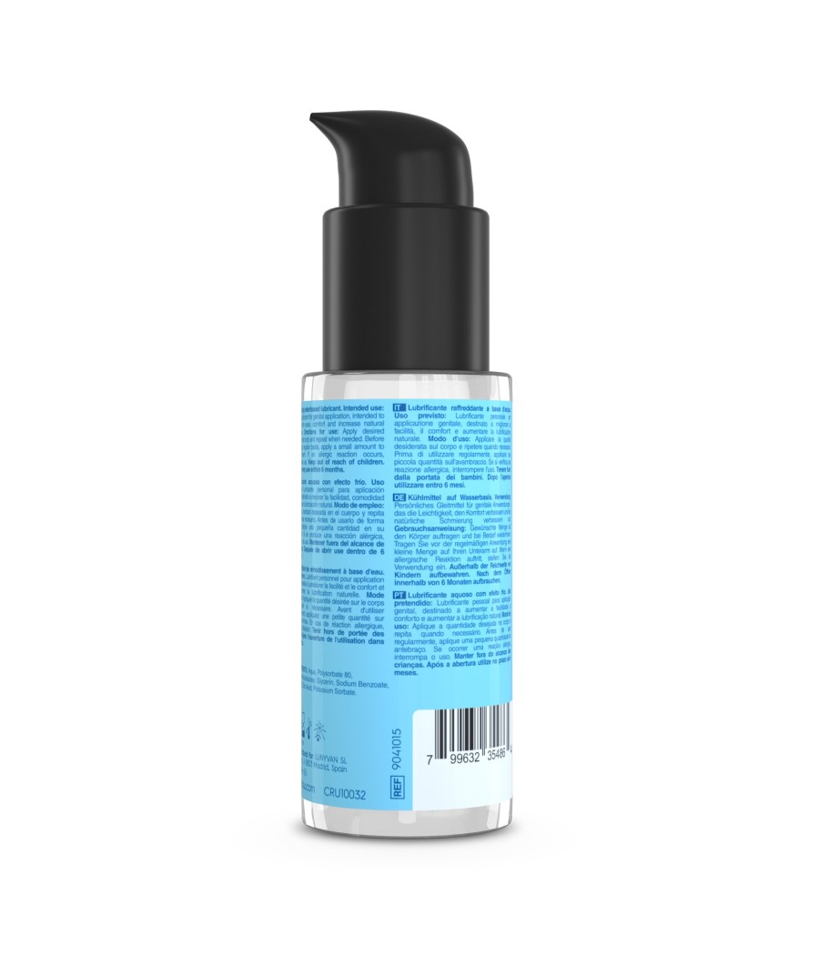 Atrévete shop - LUBRICANTE EFECTO FRIO SOLUBLE EN AGUA 50 ML