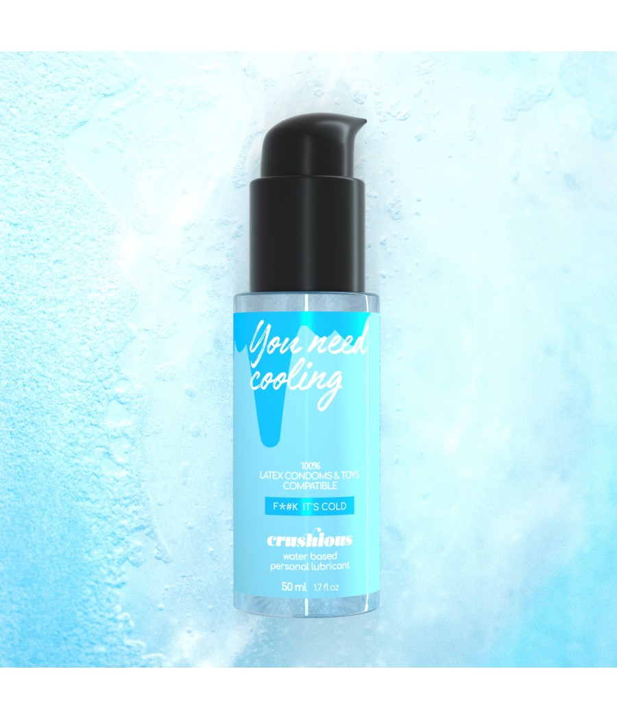 Atrévete shop - LUBRICANTE EFECTO FRIO SOLUBLE EN AGUA 50 ML