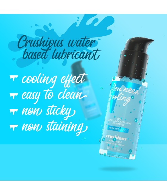 Atrévete shop - LUBRICANTE EFECTO FRIO SOLUBLE EN AGUA 50 ML