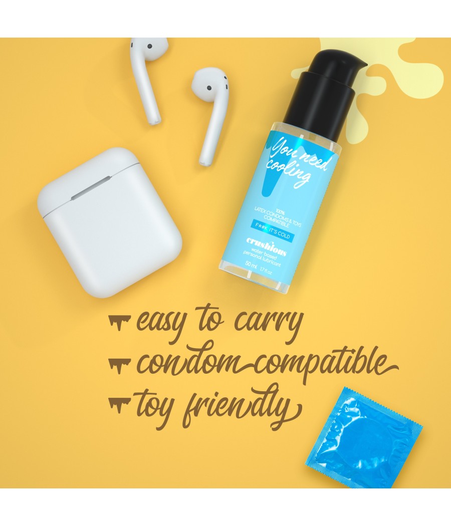 Atrévete shop - LUBRICANTE EFECTO FRIO SOLUBLE EN AGUA 50 ML