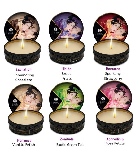 VELAS AROMATICAS DE MASAJE SHUNGA 30 ML