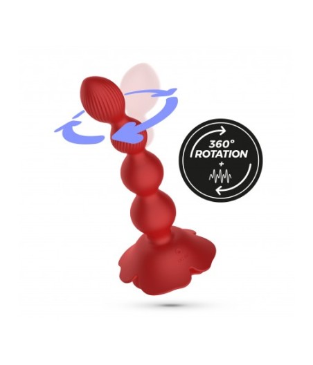 PLUG ANAL GIRATORIO CON MANDO A DISTANCIA