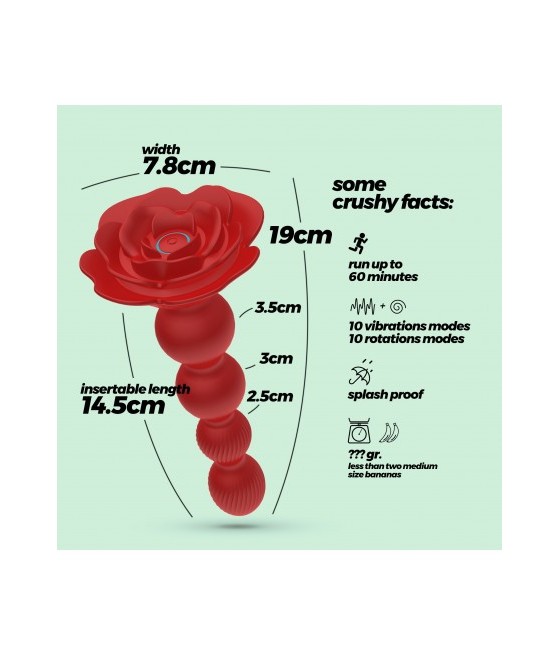 Atrévete shop - PLUG ANAL GIRATORIO CON MANDO A DISTANCIA