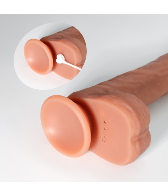 Atrévete shop - VIBRADOR DE SILICONA REALÍSTICO 22 CM CON MANDO