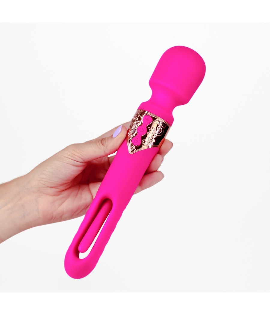 Atrévete shop - MASAJEADOR DOBLE CON OSCILACIÓN DE VARIAS VELOCIDADES