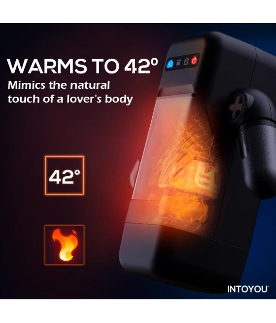 Atrévete shop - MASTURBADOR MASCULINO CON EMPUJE Y EFECTO CALOR ELON