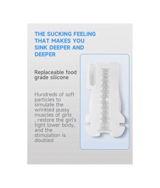 Atrévete shop - MASTURBADOR MASCULINO CON SUCCIÓN INTENSA