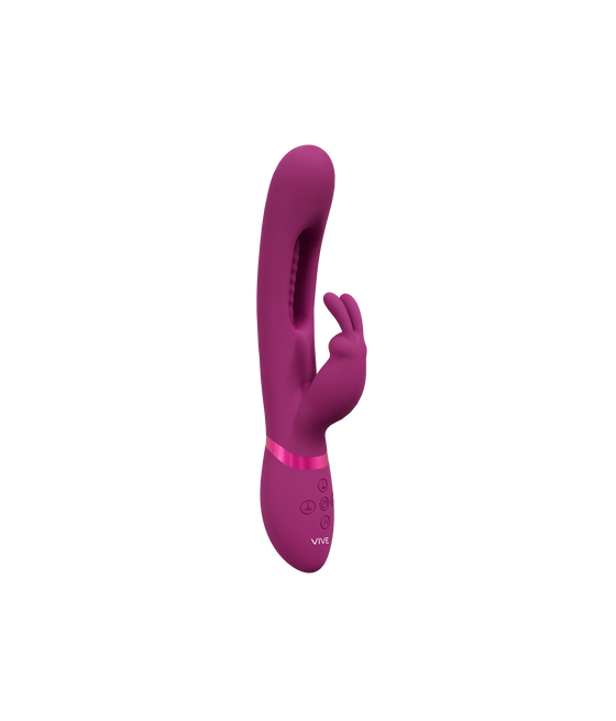 Atrévete shop - VIBRADOR CONEJO ESTIMULADOR PUNTO G MIKA ROSA