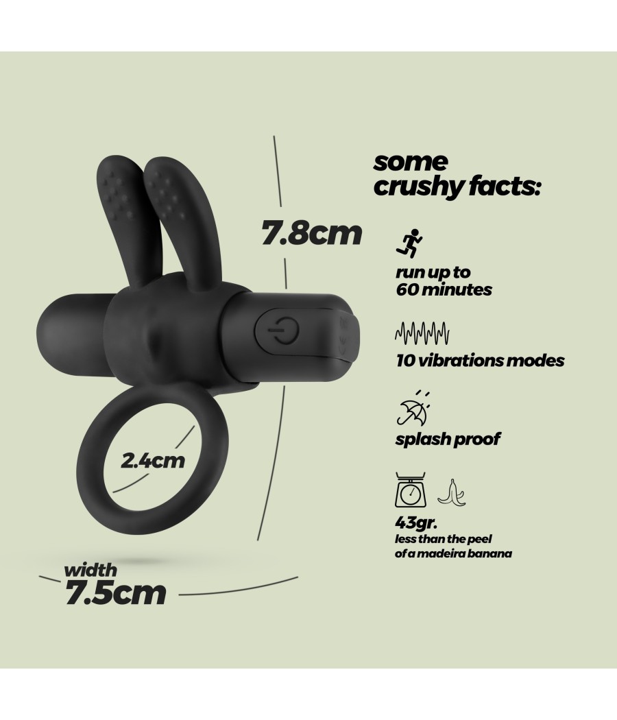ANILLO PARA EL PENE CON BALA VIBRADORA RECARGABLE