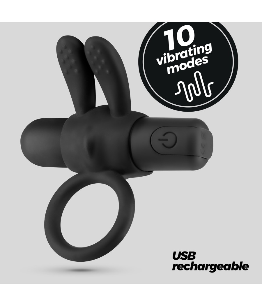 ANILLO PARA EL PENE CON BALA VIBRADORA RECARGABLE