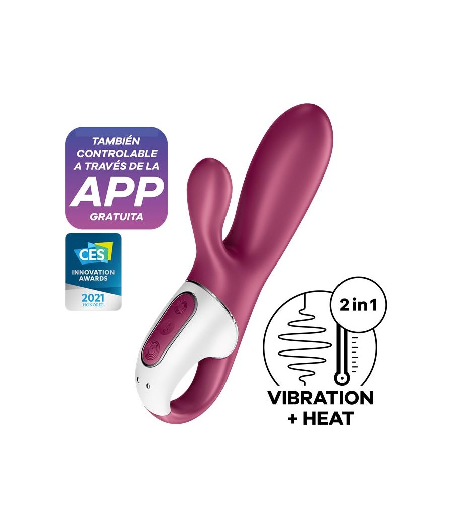 VIBRADOR CON CONEJITO EFECTO CALOR