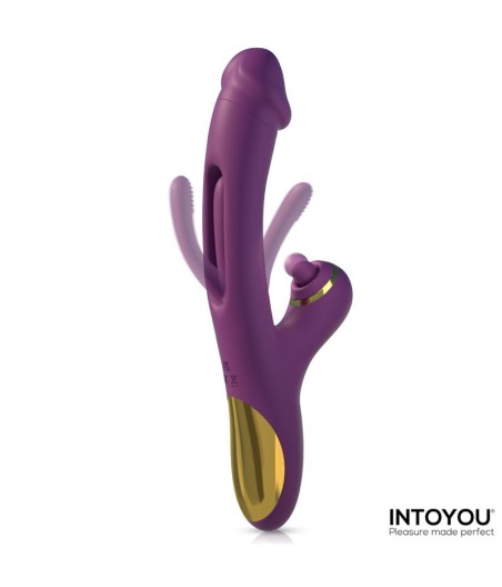 VIBRADOR CON MOVIMIENTO DE LENGUA Y GOLPETEO DE BOLA