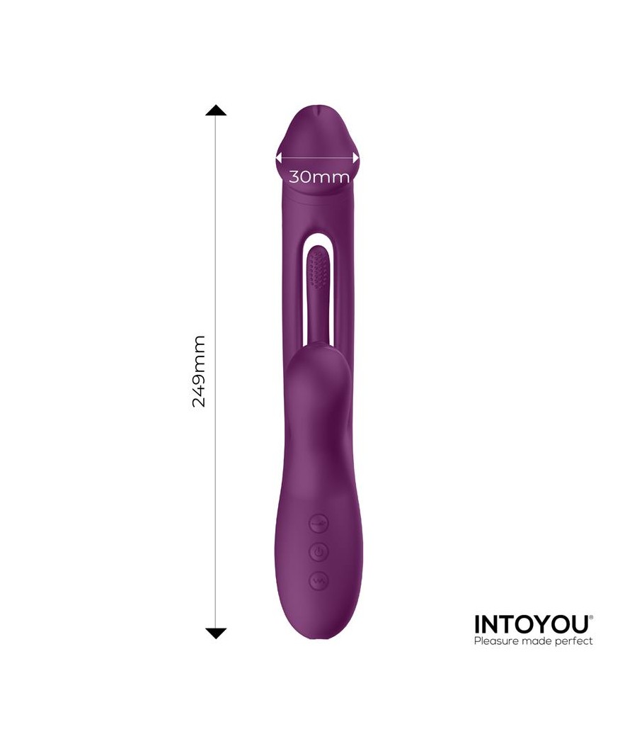 VIBRADOR CON ESTIMULACION LINGUAL Y GOLPETEO DE BOLA