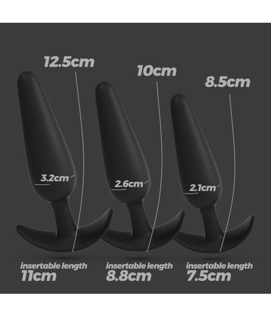 Atrévete shop - JUEGO DE PLUGS ANALES DE ENTRENAMIENTO