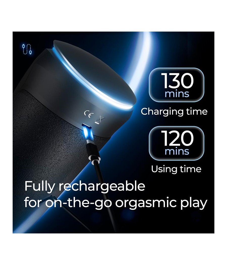 Atrévete shop - MASTURBADOR MASCULINO AUTOMÁTICO CON VIBRACIÓN Y CALOR