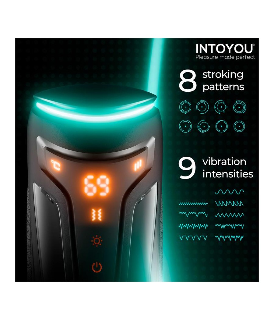 Atrévete shop - MASTURBADOR MASCULINO AUTOMÁTICO CON VIBRACIÓN Y CALOR