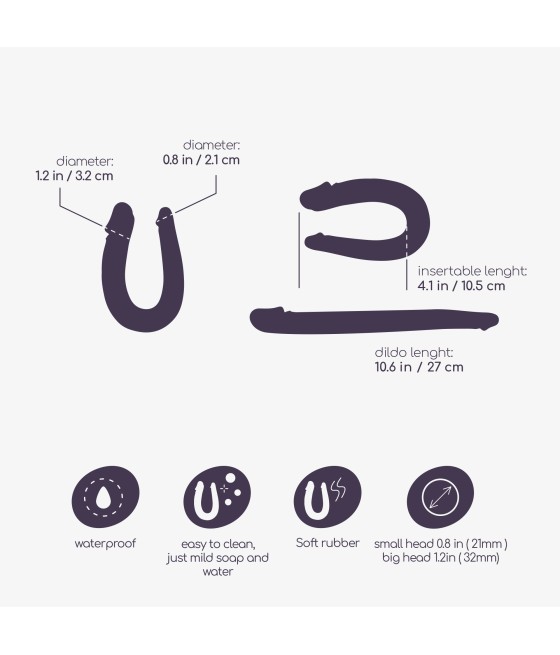 Atrévete shop - CONSOLADOR DOBLE ROSA