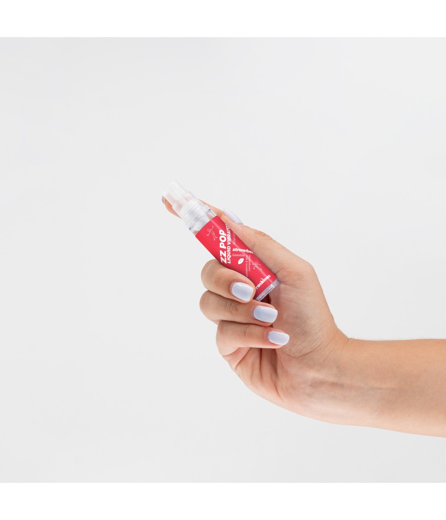 Atrévete shop - LIQUIDO VIBRADOR ZZ POP AROMA FRESA 10ML
