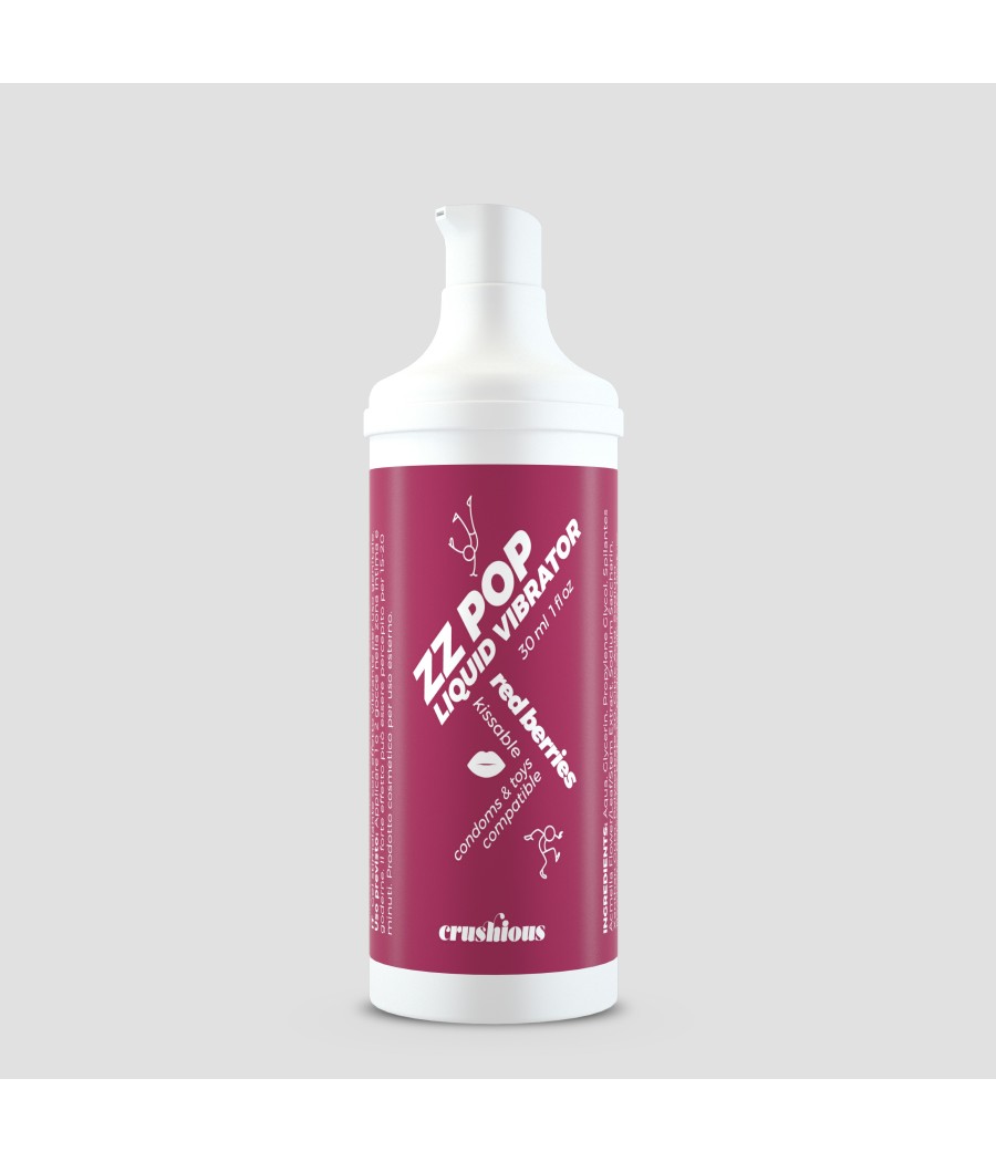 Atrévete shop - LIQUIDO VIBRADOR ZZ POP AROMA FRUTOS ROJOS 30ML